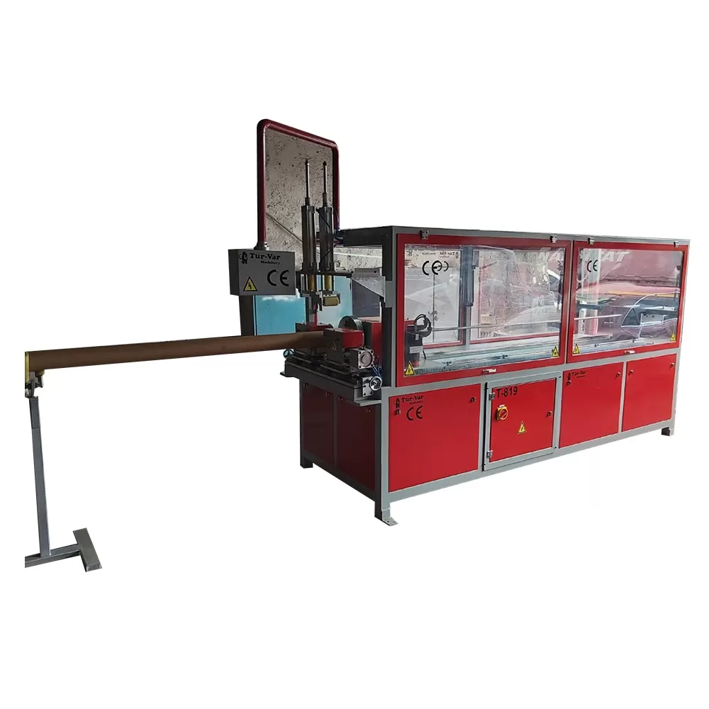 T-820 Semi-Automatic Double Blade Paper Core Recutting Machine